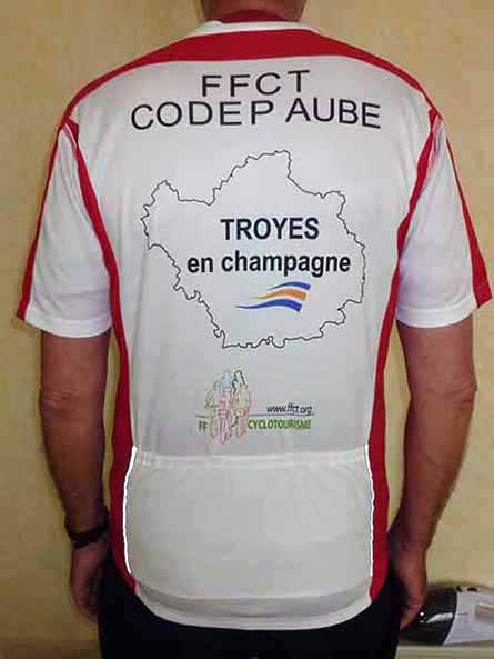 Maillot CODEP dos